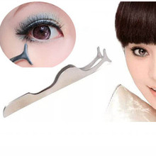False Fake Eyelashes clip stainless steel Eye Lash eyelash curler Applicator Beauty Makeup Cosmetic Tool