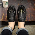 NEW Men s shoes fashion Moccasins Loafers Leather Shoes Men s Flats Slip On Driving Shoes