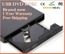 DVD-ROM USB 2.0 External DVD ROM Drive USB DVD CD Drive Optical Drive External Player DVD Reader free shipping