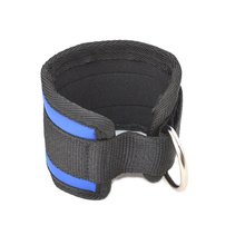 Ankle Anchor Strap D ring Multi Gym Cable Attachment Thigh Leg Pulley Strap Exercise Tubing Strength