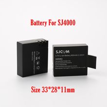 Original SJ4000 3.7V Li-on 900mAh Backup Rechargable Battery For SJ4000  (thick battery size 33*28*11mm)