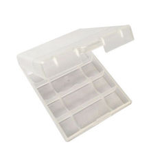 5pcs lot Hard Plastic White Cases Cover Holder AA AAA Battery Storage Box HOT Free Shipping