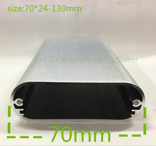 100pcs Mobile power supply case Aluminum enclosure 70 24 130 Aluminum box