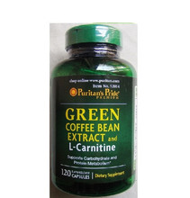 Hot Sale 100% Pure Nature Green Coffee Bean Extract 500mg x 120Caps for weight loss Anti-aging wholesale Free Shipping