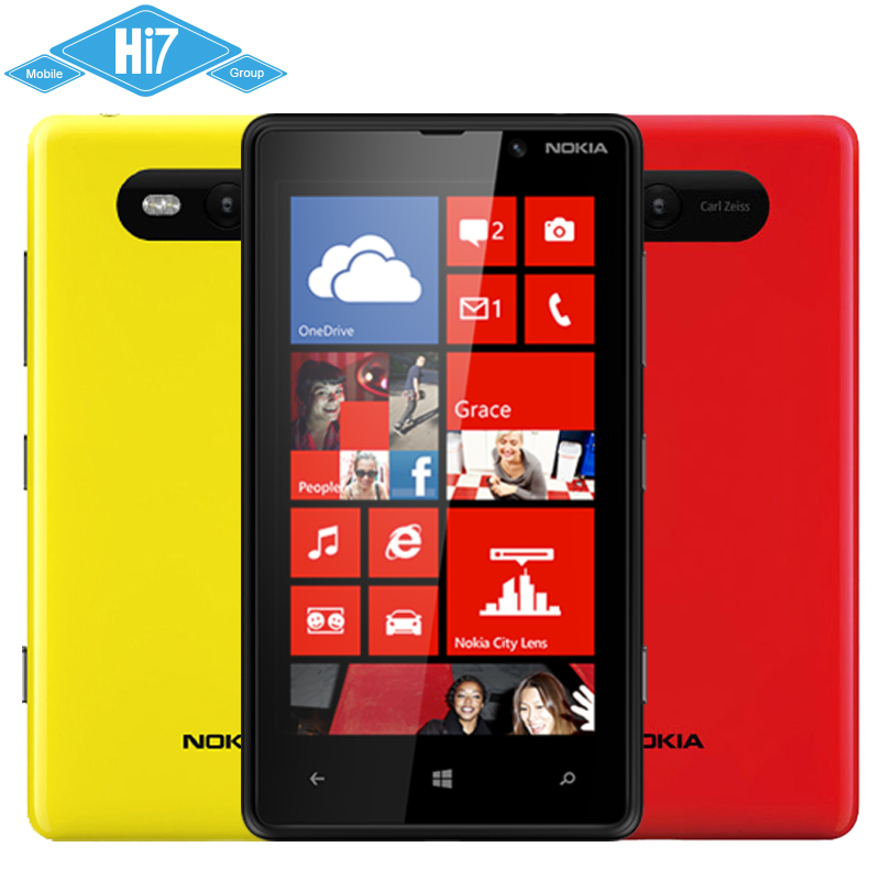 Original Unlock Nokia Lumia 820 Refurbished Windows Smartphone 1GB RAM 8GB ROM 4 3 Touch Screen