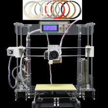 3D-Printer Size 220*220*240mm High Quality Precision Reprap Prusa i3 3d Printer Metal DIY kit 20M Filament 8GB SD card and LCD
