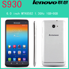 Original Lenovo S930 MTK6582 1.3GHz Quad Core 6.0″ IPS Screen 8Mp Camera 3G Android 4.2 Smartphone