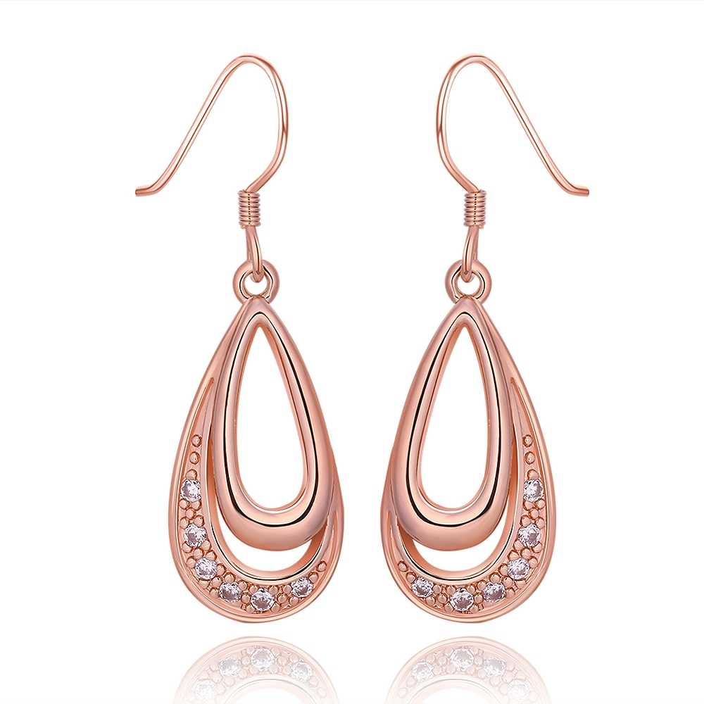 www.semadata.org : Buy Best Quality 18K Gold Plated /Rose Gold Plated Zircon Earrings,Fashion ...