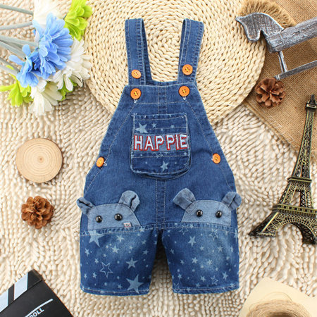 New 2015 Baby boys girls belt short pants Children summer jeans toursers kids Unisex animal belt