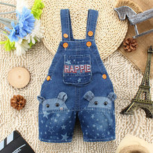 New 2015 Baby boys girls belt short pants Children summer jeans toursers kids Unisex animal belt