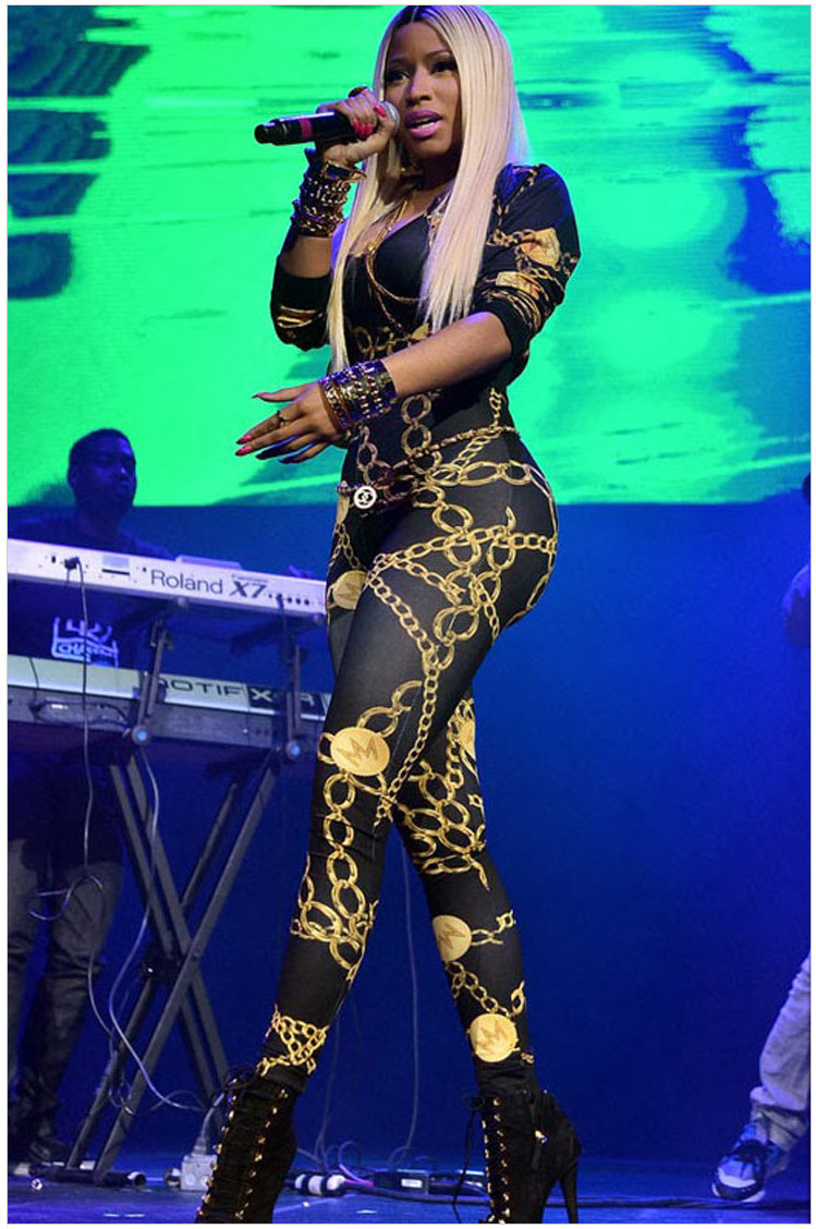 Macacao Feminino           Bodycon         Nicki Minaj 