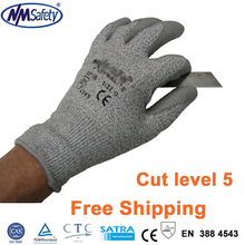 NMSafety Cut Resistant Level 5 working Protective Gloves Fashion Dyneema glove