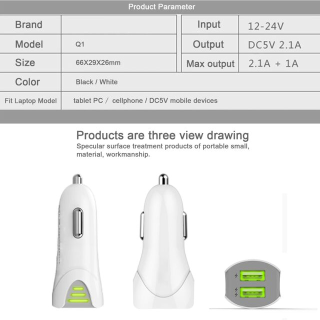 3.1a car charger