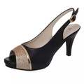 2017 Sexy Gold Bling Peep Toe Women Sandals Thin Heel Party Summer Woman High Heel Sandals