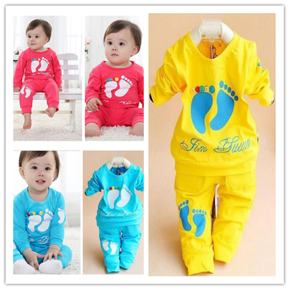 S600 A 2015 Hot sale New Long Sleeve 0 2 years old baby clothing sport suit