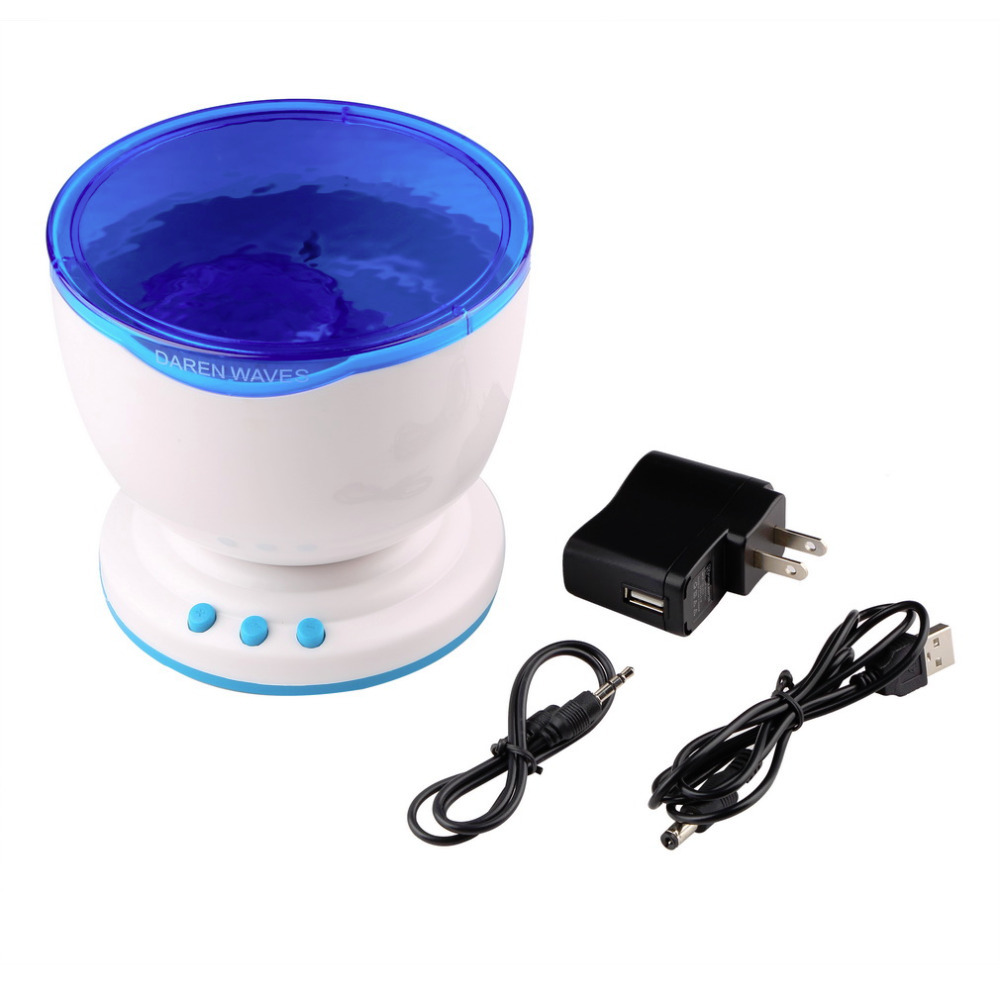 smart ! Aurora LED Projector Ocean Daren Waves Projector Lamp With Speaker Wholesale