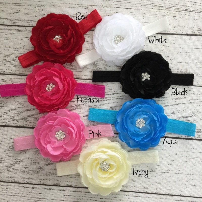 806 New baby headband business 404   Baby Headband Luxe Headband from Reliable flower clips for baby 