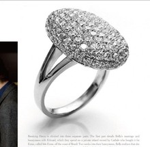 City of the Twilight movie the Twilight/eclipse/engagement diamond crystal ring with Bella ShanZuan ring ring