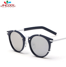 JinCool Steampunk Round Sunglass for Men 2016 Fashion Sunglasses Women Brand Designer Vintage Sun Glasses Men Oculos de sol S594