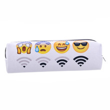 makeup bag WiFi Emoji 3D Printing trousse de maquillage Zohra student pencil bag cosmetic bags Hot Now maleta de maquiagem