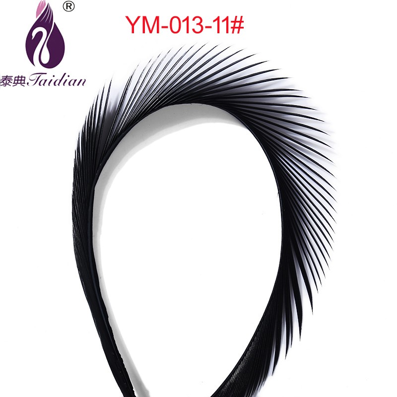 natural dyed goose feather ribbion trimming plumage fringe ym-013-11#(2)
