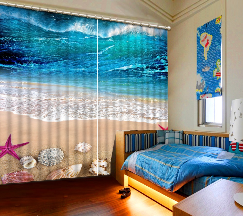 Online Kaufen Großhandel strand stil vorhänge aus China strand stil