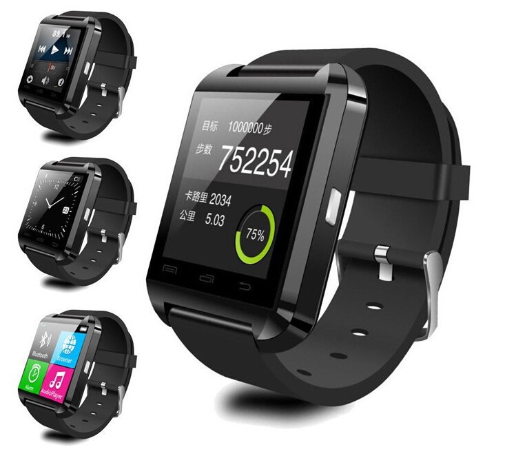Free Shipping Smart Watch Bluetooth Wrist Watch Compatible IOS Android For Iphone 6 Plus For Samsung S5Note 4 Huawei All Smart Phones Cell Phones (6)