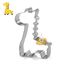 “Free Shipping” 12pcs/lot giraffe custom cookie cutter fondant cake decorating tools kitchen accessories baking tools for cakes