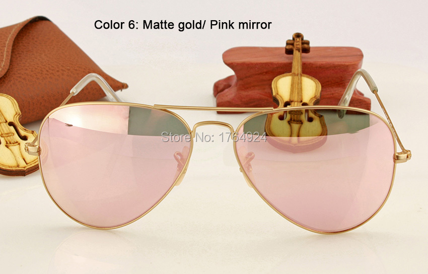 RB3025 112-Z2 matte gold pink mirror (1)