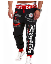Outdoor Trousers Hot Sale Casual Mens Letter Printing Baggy Harem Cool Long Loose Sweatpants Jogger Sport wear Pants Size M-3XL