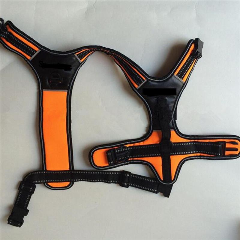 Orange Reflective Dog Harness 3 Sizes Cheap Dog Supply Store