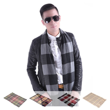 HOT SALE!! New 15 Colors Cashmere Men’s tassel British winter scarves and autumn scarf men with colorful plaid SC2038 Soft