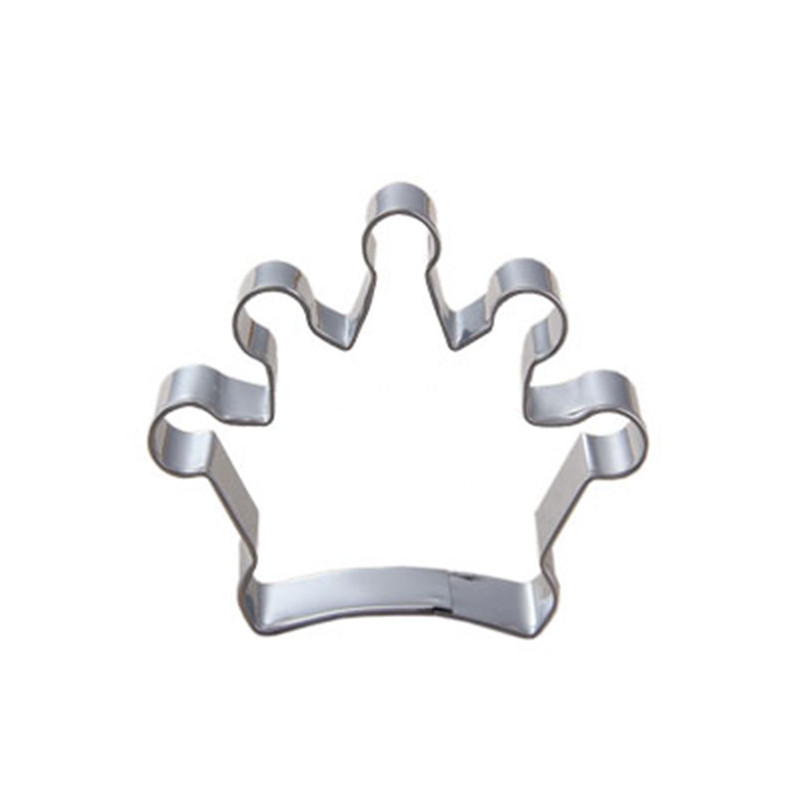 Crown Fruit Vegetable Biscuit Cookie Cutter Tools Pastry Stainless Steel Hot Sale Baking Kitchen Supplies Wholesaler