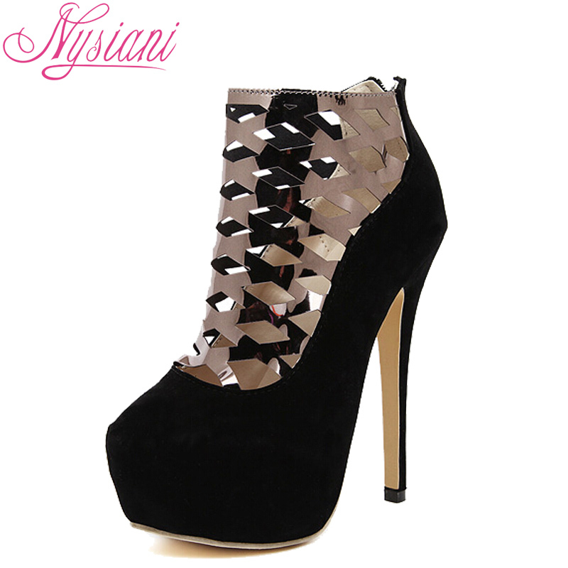 GlitterDecorationWomenHighHeelsPumpsShoesFlockMaterialFashion