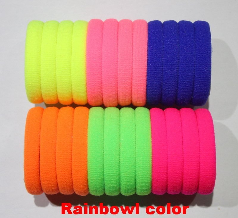 TS 10pcs lot Candy Colored Hair Holders High Quality Rubber Bands Hair Elastics Accessories Girl Women