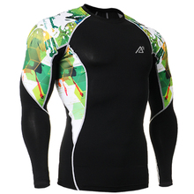 Life On Track Mens Gym Fitness Tight T-shirt Compression Base Layer Breathable Running Training Shirts Men’s Tee Shirts Tops