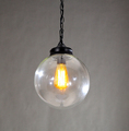 Round Ball Individual Retro Creative Glass Pendant Light Restaurant Bedroom Aisle Decorative Pendant Lamp Free Shipping