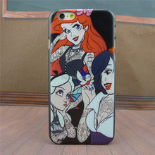 5 5 For Apple i Phone iPhone 6 plus Case Tattoo Ariel Little Mermaid series Protective