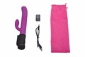 Women Purple Automatic Telesopic Rotating Bead Vibrating Rod Vibrator Masturbation Sex Toy Pinse IJ V100076