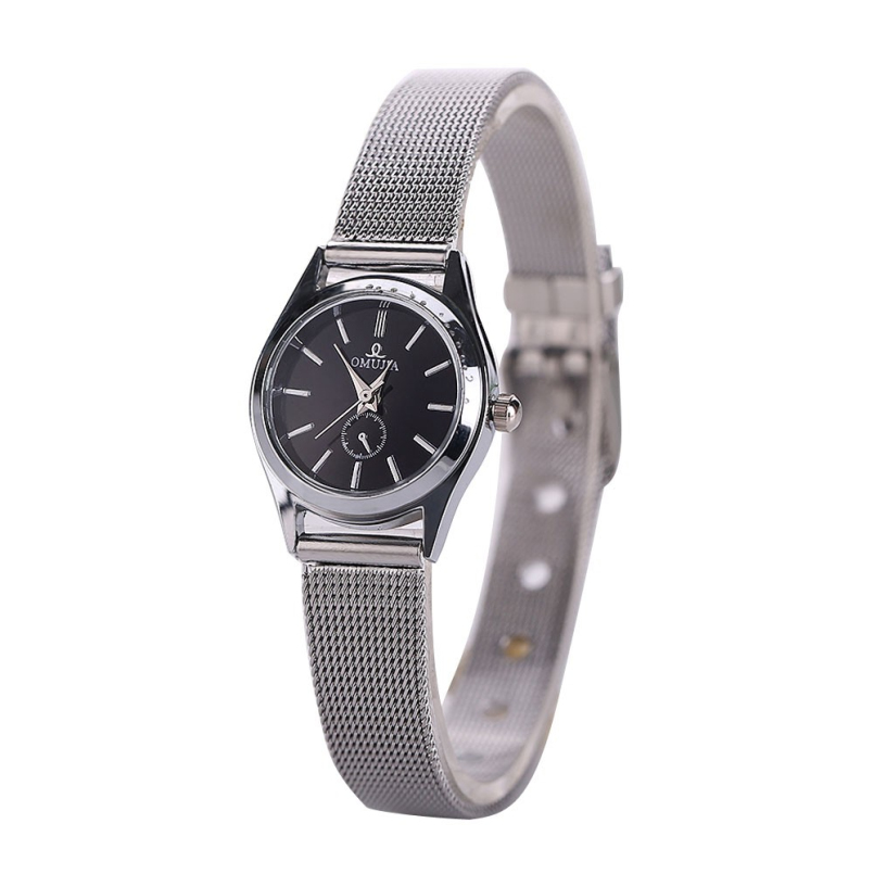 Excellent Quality New Famous Brand Silver Casual Quartz Watch Women Metal Mesh Stainless Steel Dress Watches