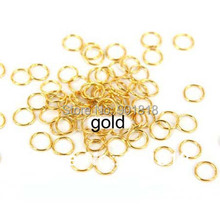 5mm 200pcs bag wholesale gunblack Gold Silver Bronze rose gold Rhodium Tone Jump Rings jewelry making