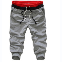 Free Shipping 2015 New Men Casual Sports Shorts loose male trousers Harem shorts 4 Color S
