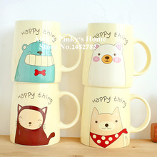 Creative Cute Animal Mug Breakfast Cup Ceramic  Cup  Lovers Mug