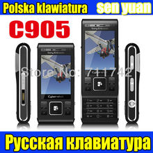 100% original SONY Ericsson c905 cell phones 3G WIFI GPS Quan-band bluetooth 8mp Russia keyboard