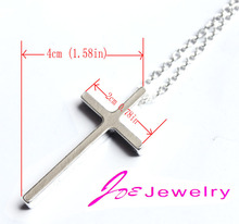 Hot Sale Free Shipping 925 Silver Necklaces Pendants Fashion Sterling Silver Jewelry Cross Necklace TD330