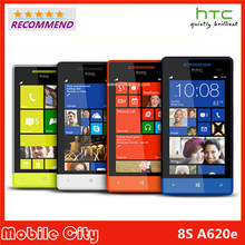 8S Original HTC Windows Phone 8S A620e Unlocked Cell phone Win8 3G GPS WIFI 4.0”TouchScreen 5MP camera Free Shipping