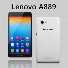 Original Lenovo A889 Cell Phones 6.0 inch MT6582M 1.3GHz 1G RAM 8G Android 4.2 Dual Camera 8.0MP WCDMA WiFi GPS Bluetooth