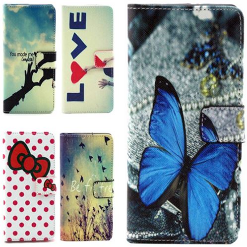 Stand Design PU Leather font b Phone b font Case For Samsung Galaxy grand neo i9060