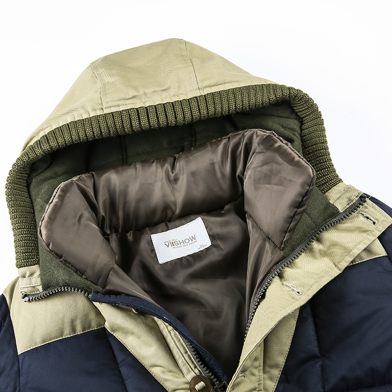 Viishow Parka Coat Men Winter Duck Down Jacket Men Coats 2015 Brand Hoody Coats Outdoor Warm