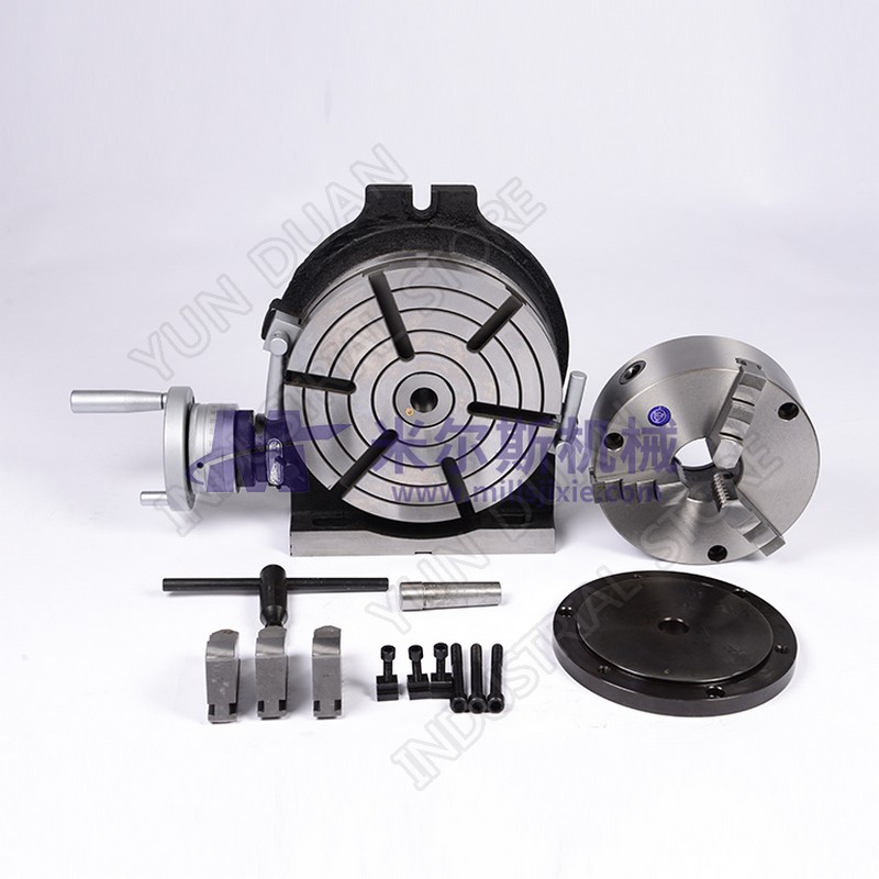 100mm 4" Indexing Plate Rotary Table Vertical and Horizontal with 80mm